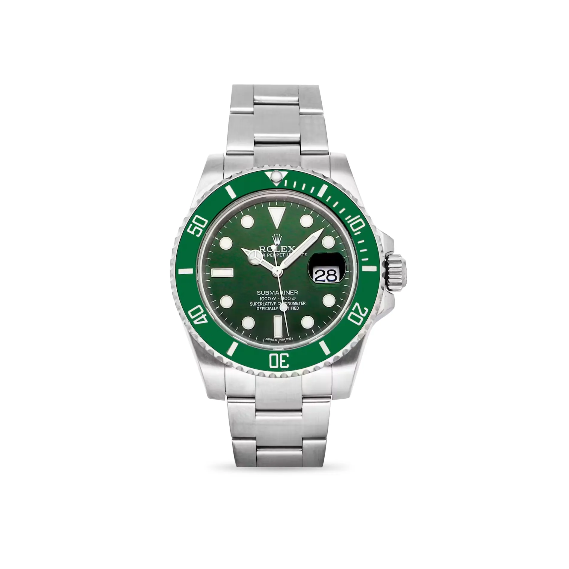 Rolex Submariner 116610LV-0002 40mm Stainless steel Green