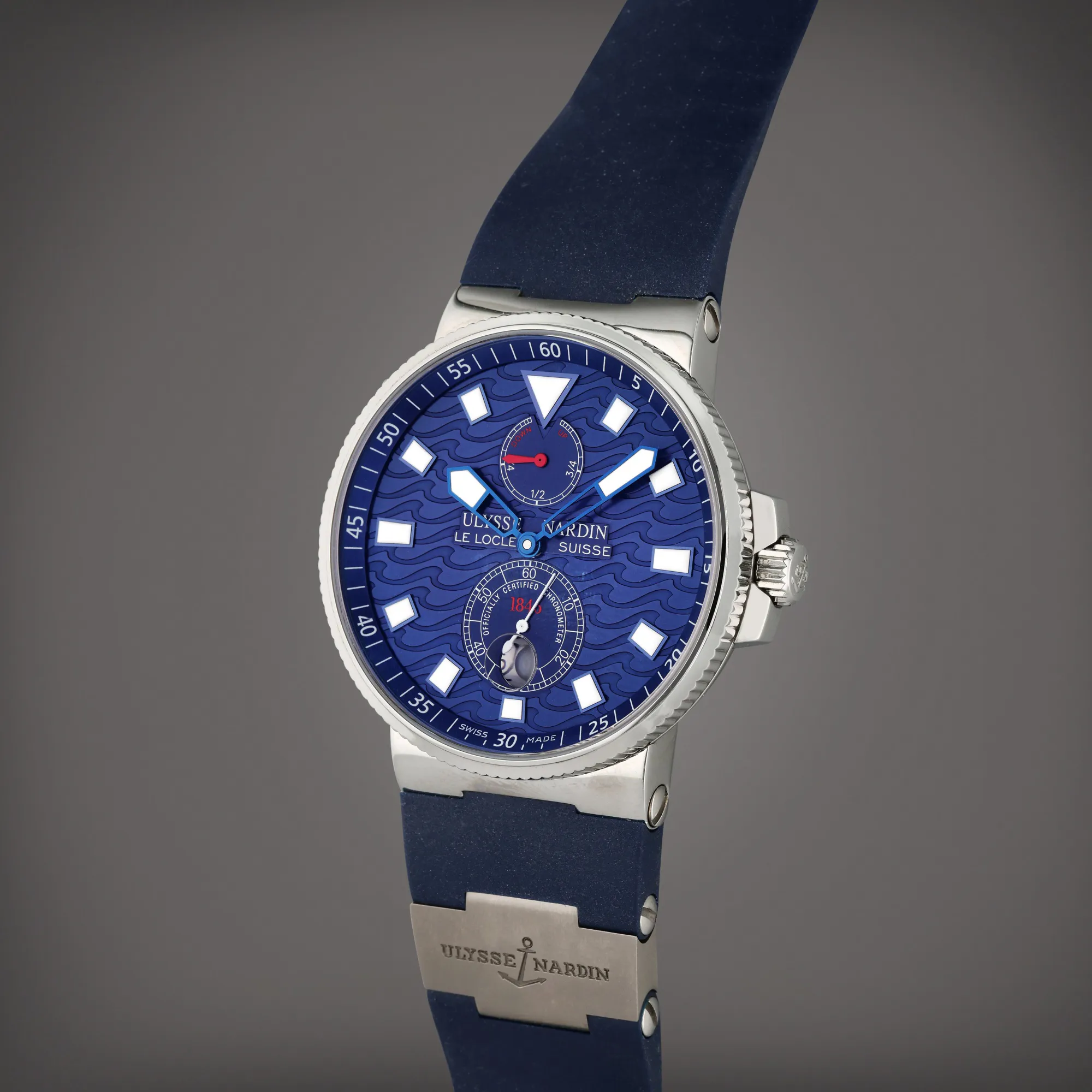 Ulysse Nardin Maxi Marine 263-68LE-3 40.5mm Stainless steel Blue