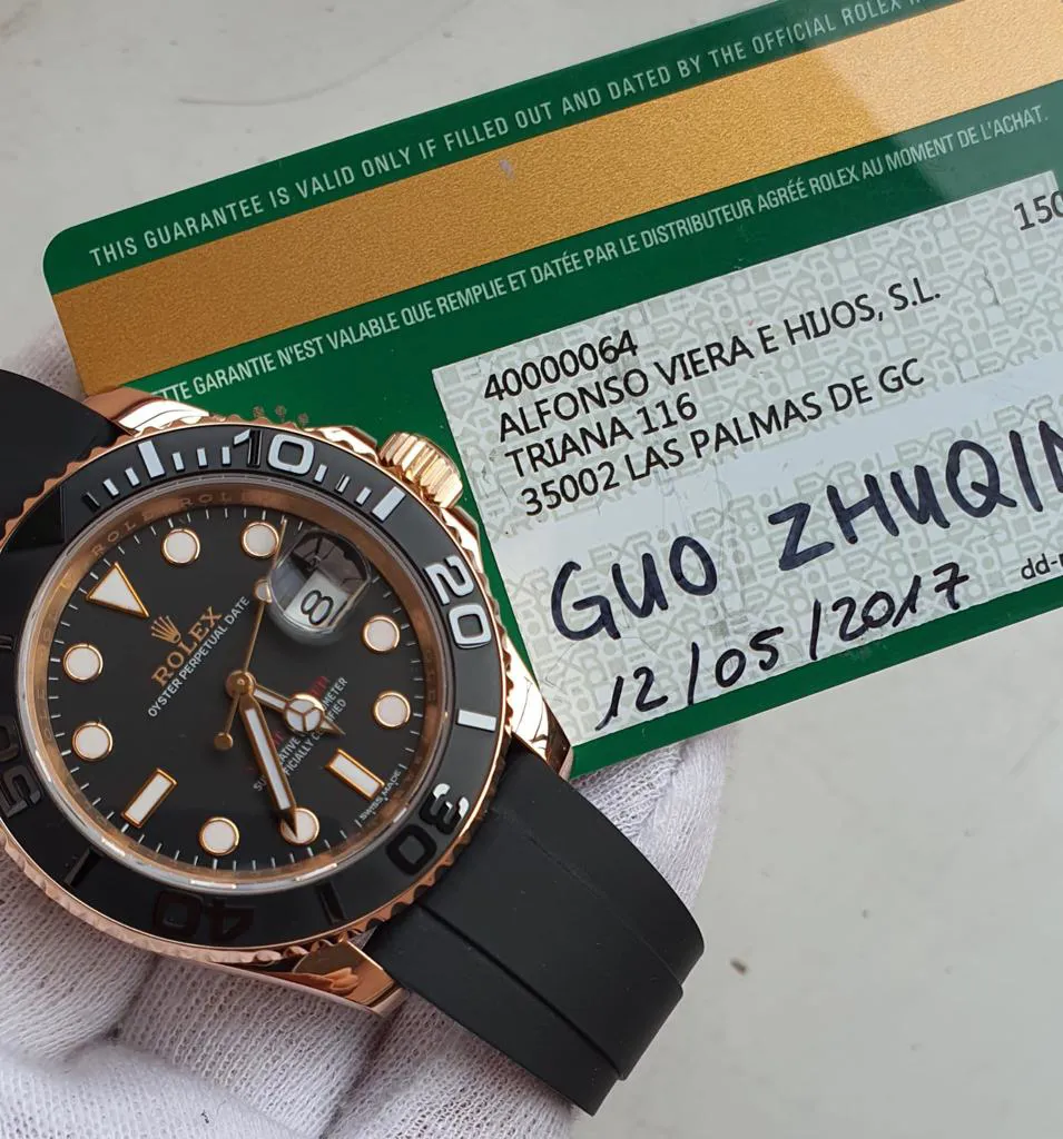 Rolex Yacht-Master 40 116655 40mm Rose gold Black