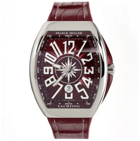 Franck Muller Vanguard V 45 SC DT 44mm Stainless steel Bordeaux