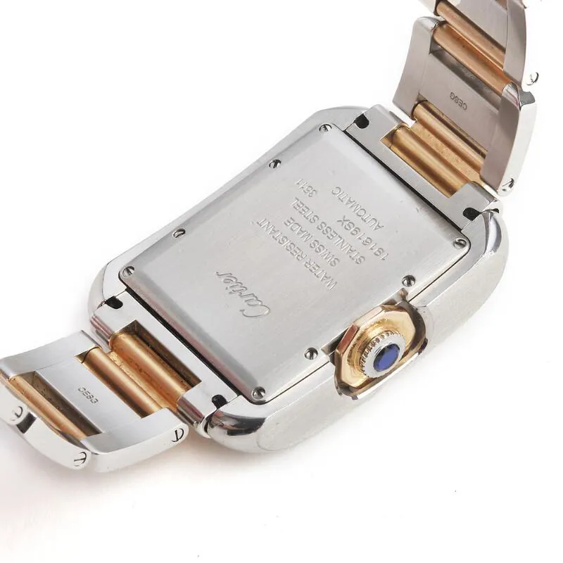 Cartier Tank 3511 30mm Rose gold and stainless steel White 1
