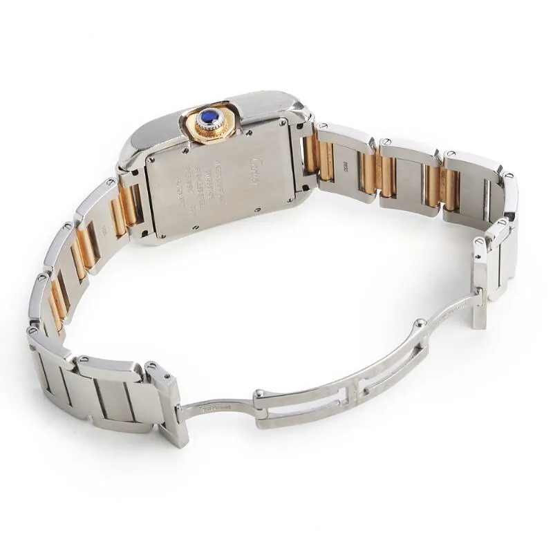 Cartier Tank 3511 30mm Rose gold and stainless steel White 2