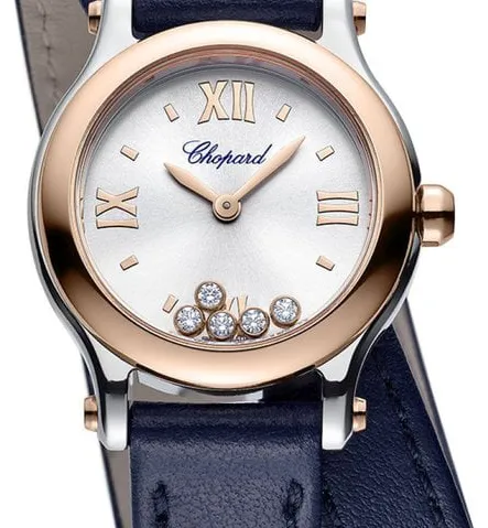 Chopard Happy Sport 278620-6001 25mm Rose gold Silver