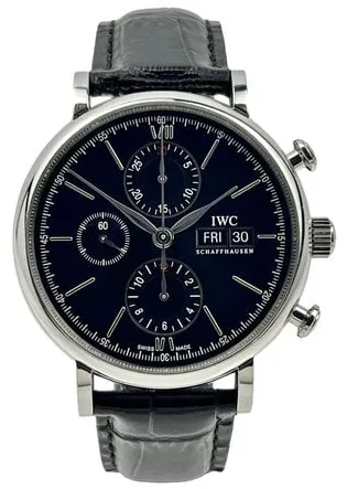 IWC Portofino IW391008 42mm Stainless steel Black