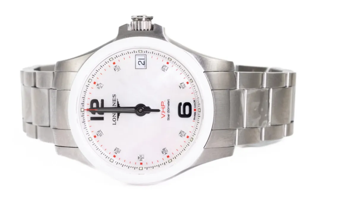 Longines Conquest L3.319.4.87.6 36mm Stainless steel Mother-of-pearl