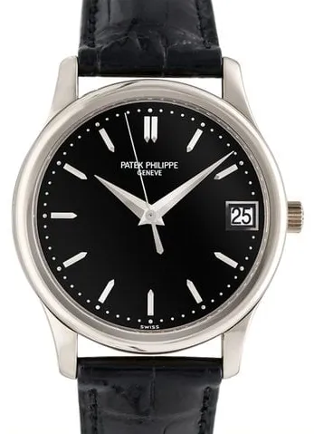 Patek Philippe Calatrava 3998G 35mm White gold Black