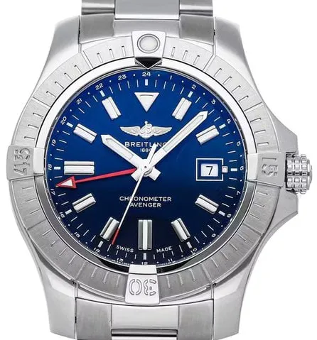 Breitling Avenger A32395101C1A1 45mm Stainless steel Blue