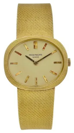 Patek Philippe Ellipse 3581 nullmm Yellow gold Champagne