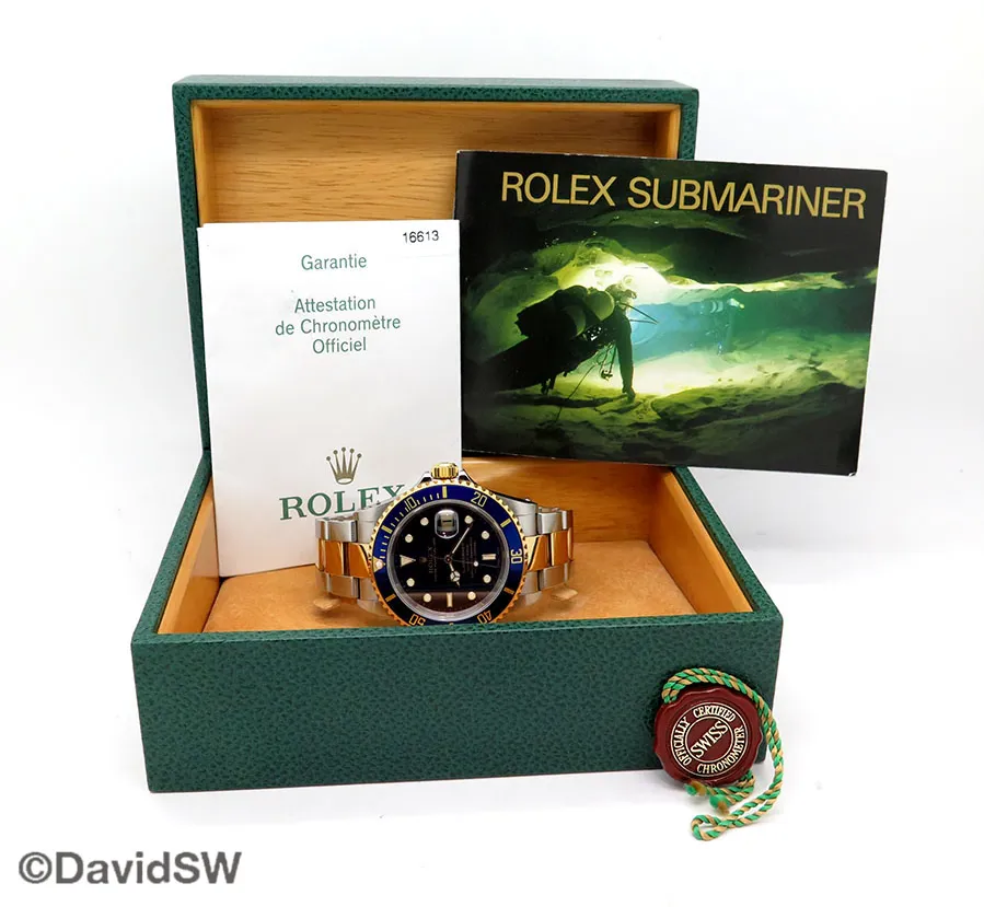 Rolex Submariner Date 16613LB 40mm 18K/SS Blue 1