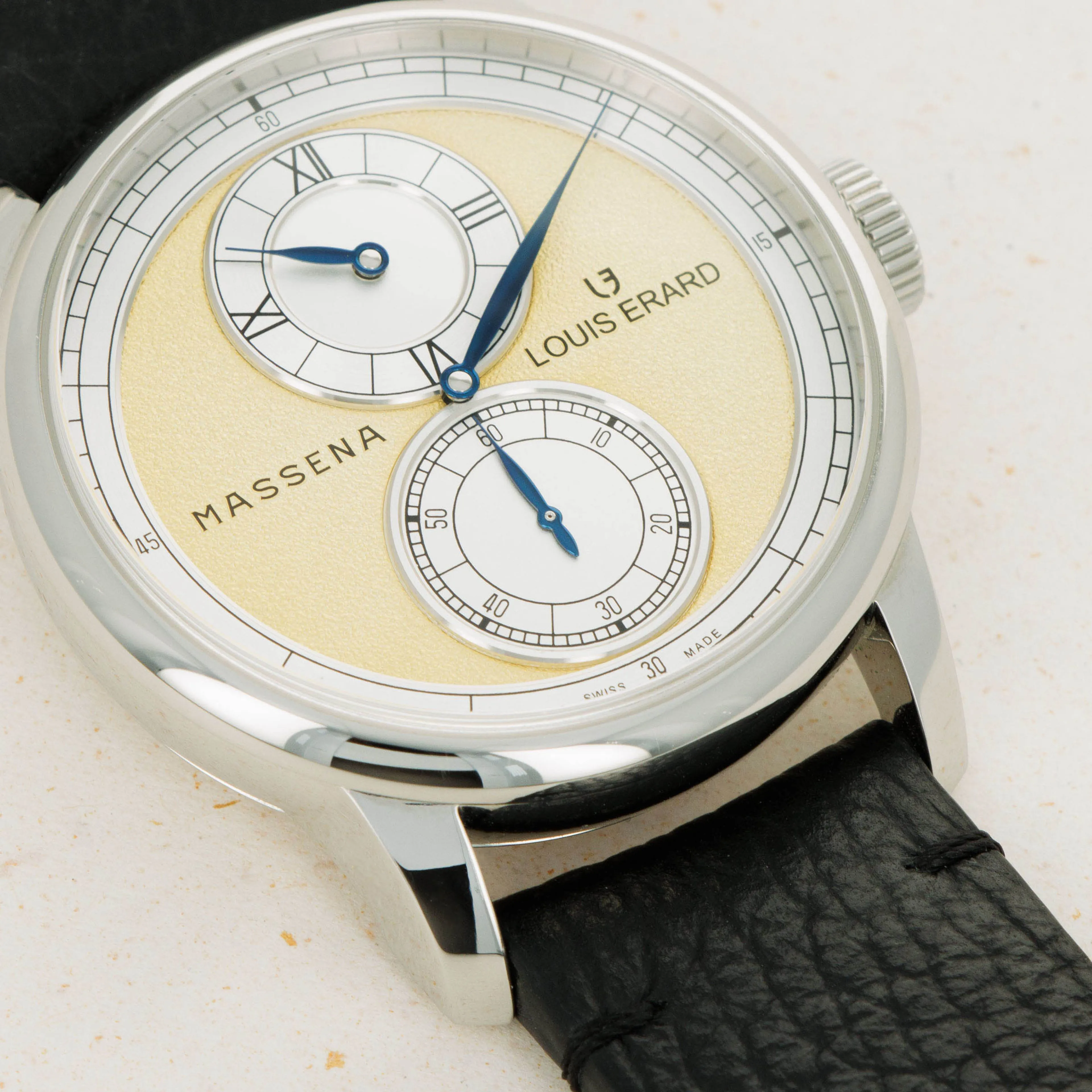 Louis Erard Le Régulateur B523 7AA75-BVA103 42mm Stainless steel Gold 1