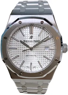 Audemars Piguet Royal Oak 15400ST.OO.1220ST.02 Stainless steel Silver Baton