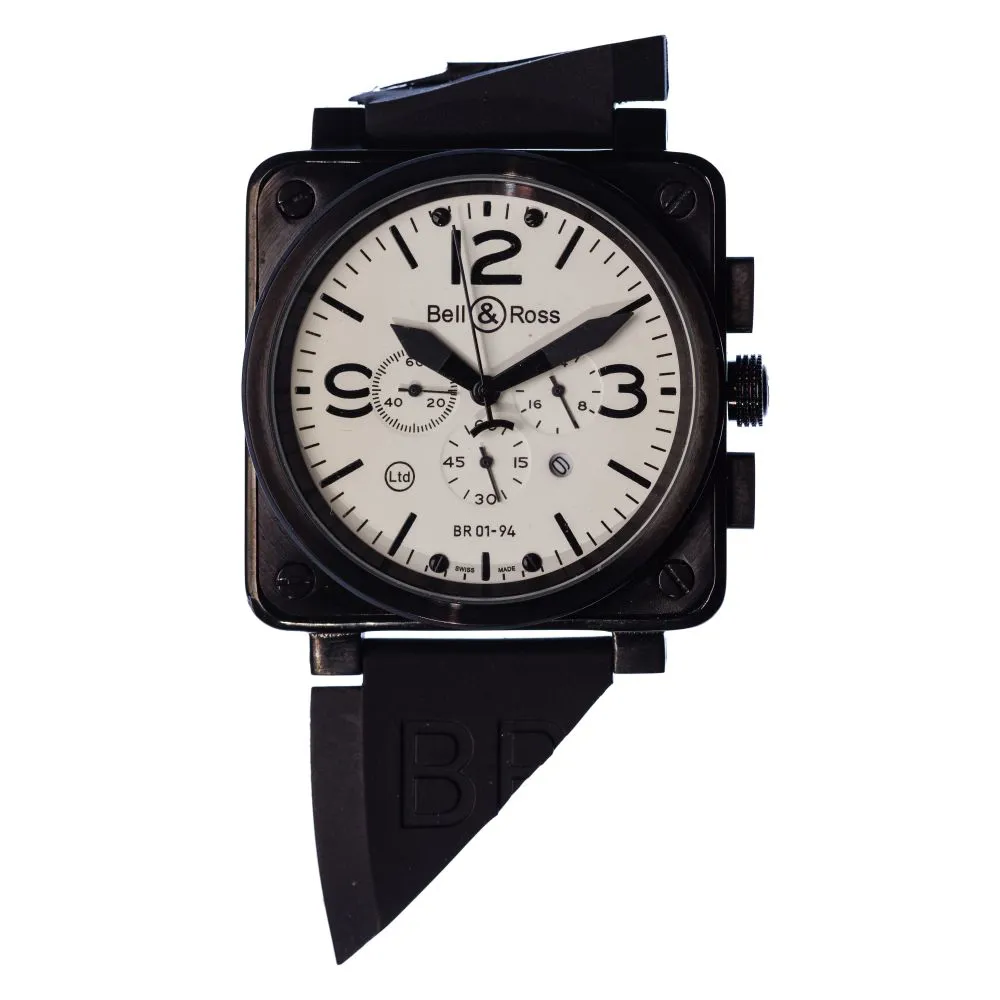 Bell & Ross BR01-94 46mm Stainless steel White