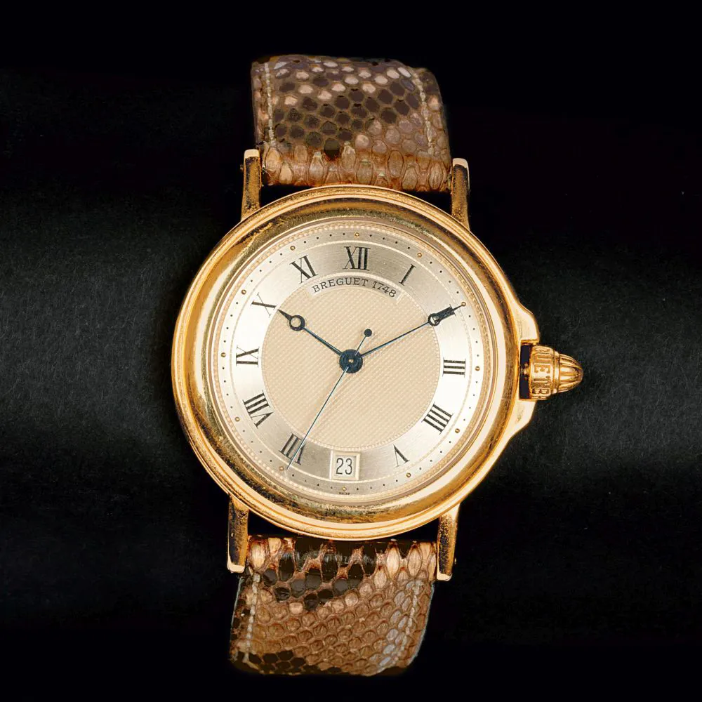 Breguet Marine 3400BA 35mm Yellow gold Champagne