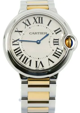 Cartier Ballon Bleu 3005 36mm Yellow gold and Stainless steel Silver