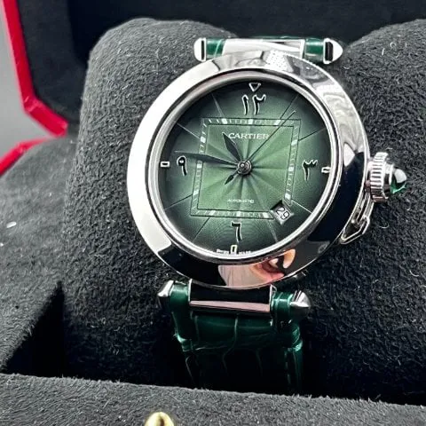 Cartier Pasha WSPA0022 41mm Steel Green