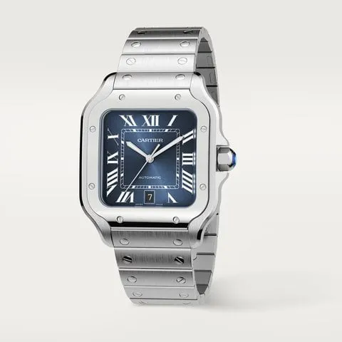 Cartier Santos WSSA0030 40mm Stainless steel Blue