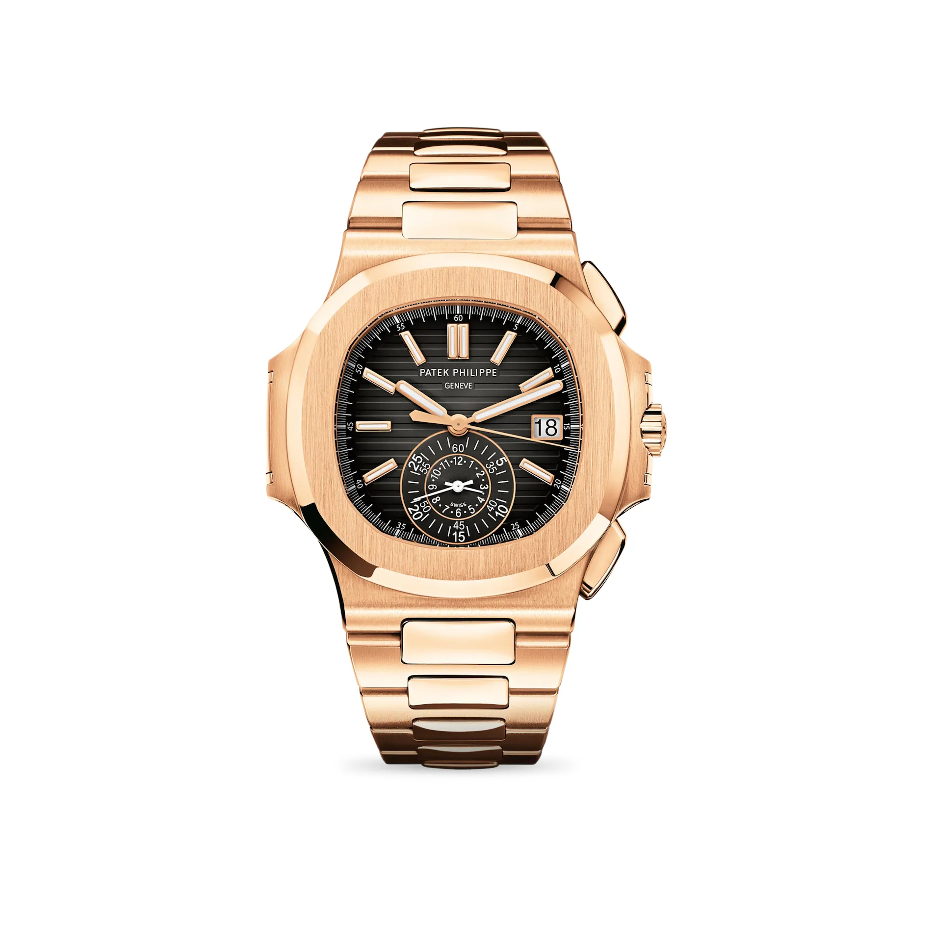 Patek Philippe Nautilus 5980/1R-001 40.5mm Rose gold Black