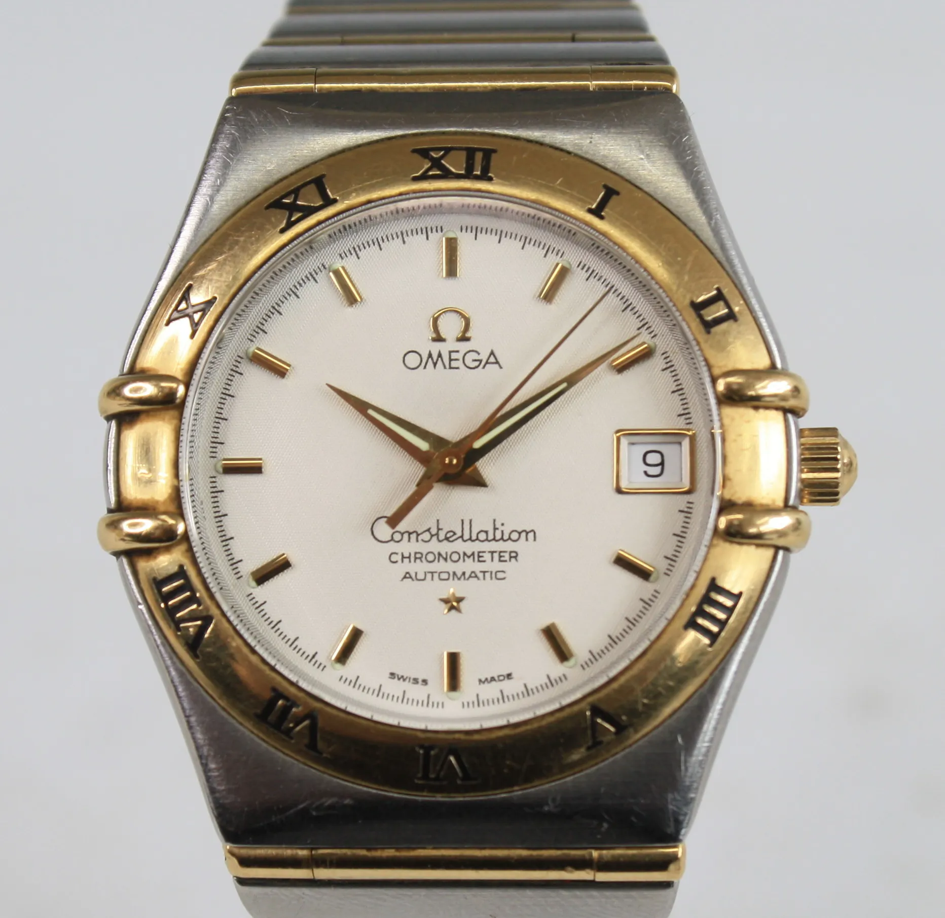 Omega Constellation 1551/861 35mm Yellow gold and Stainless steel Cream 7