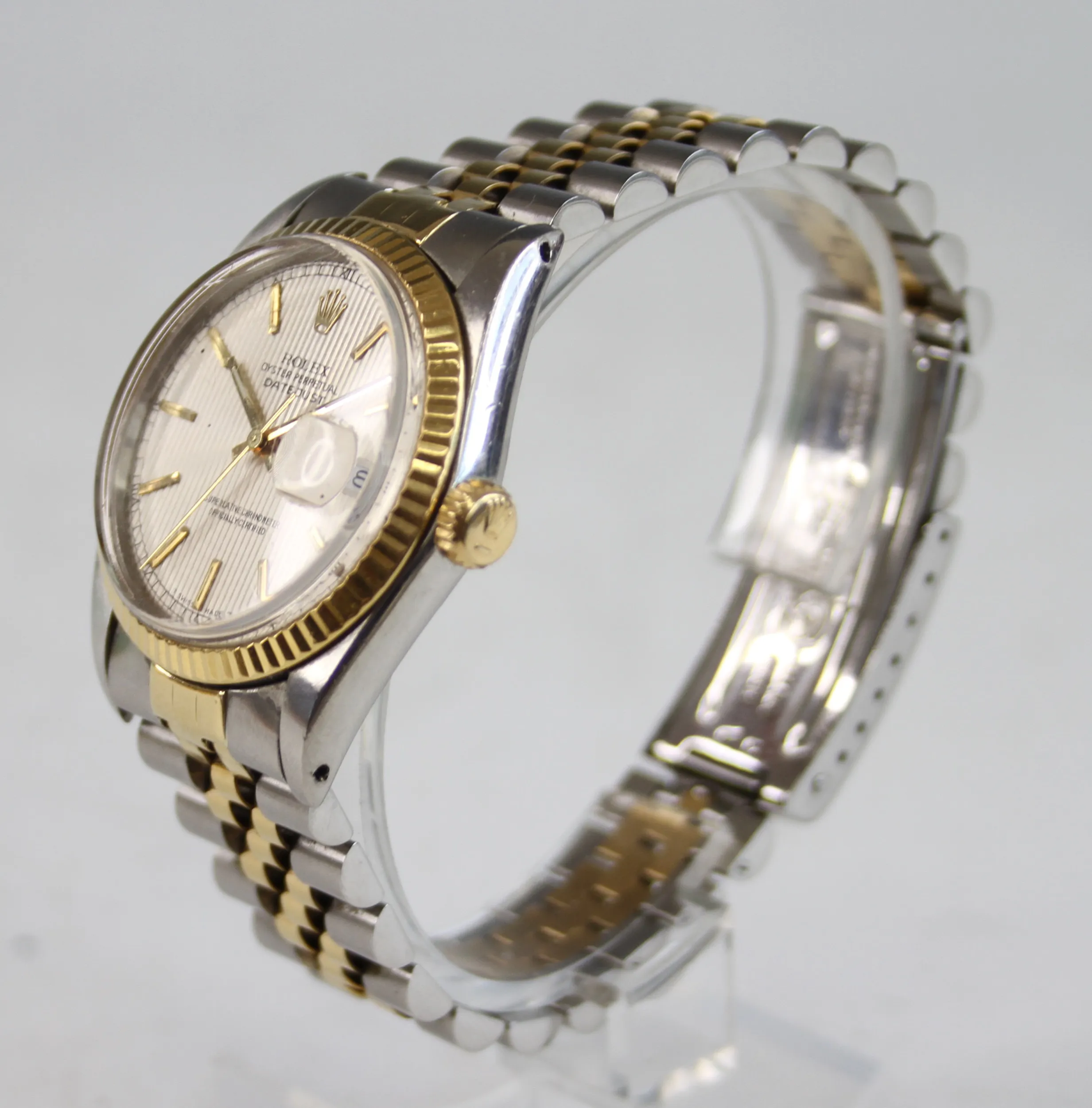 Rolex Datejust 36 16013 36mm Yellow gold and stainless steel Cream 1