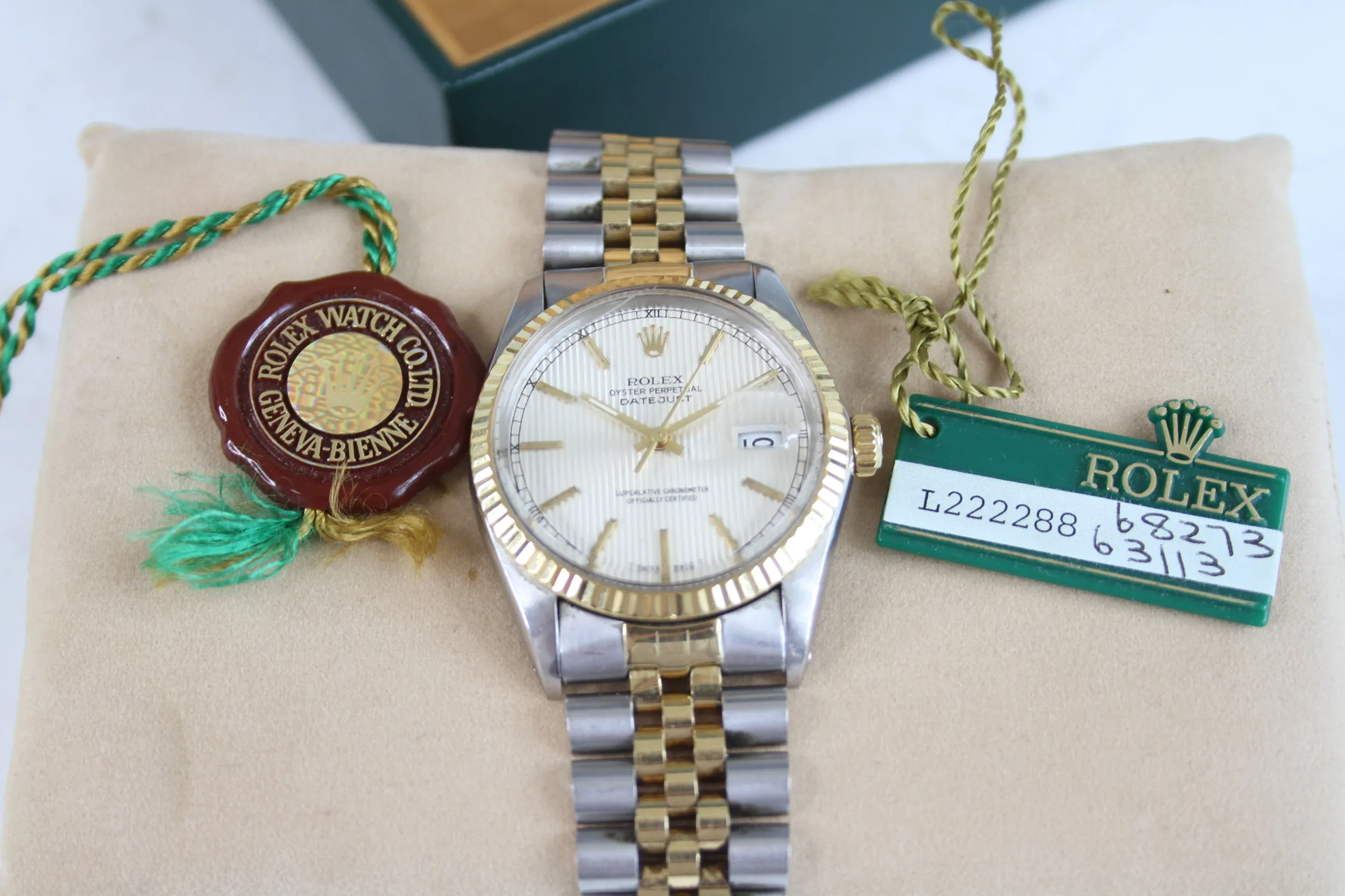 Rolex Datejust 36 16013 36mm Yellow gold and stainless steel Cream 8