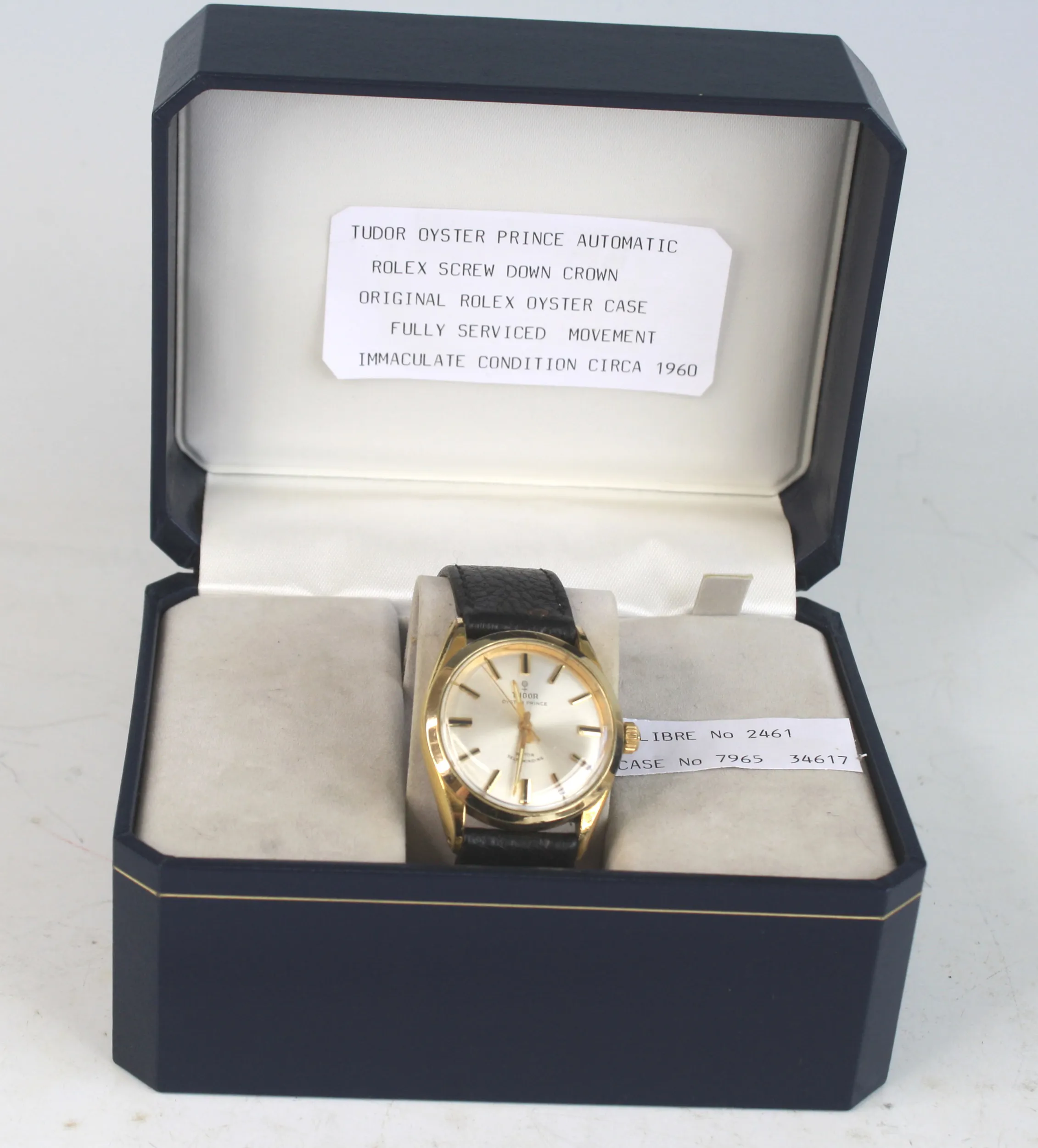 Tudor Oyster Prince 7965 34mm Gold-plated Silver 7