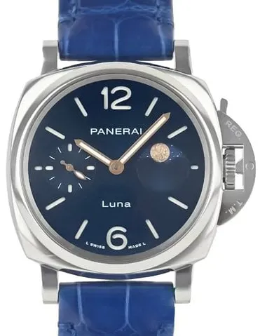 Panerai Luminor Due PAM 01179 38mm Stainless steel Blue