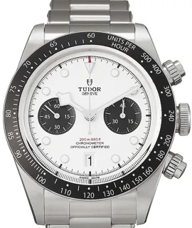 Tudor Black Bay Chronograph 79360N Stainless steel Weiß