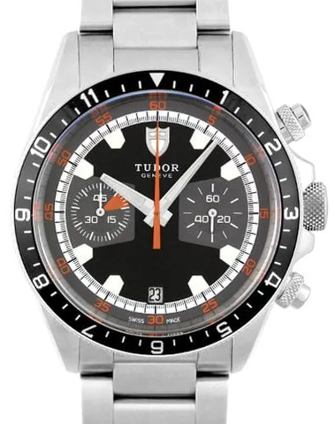 Tudor Heritage Chrono 70330N 41mm Stainless steel Black