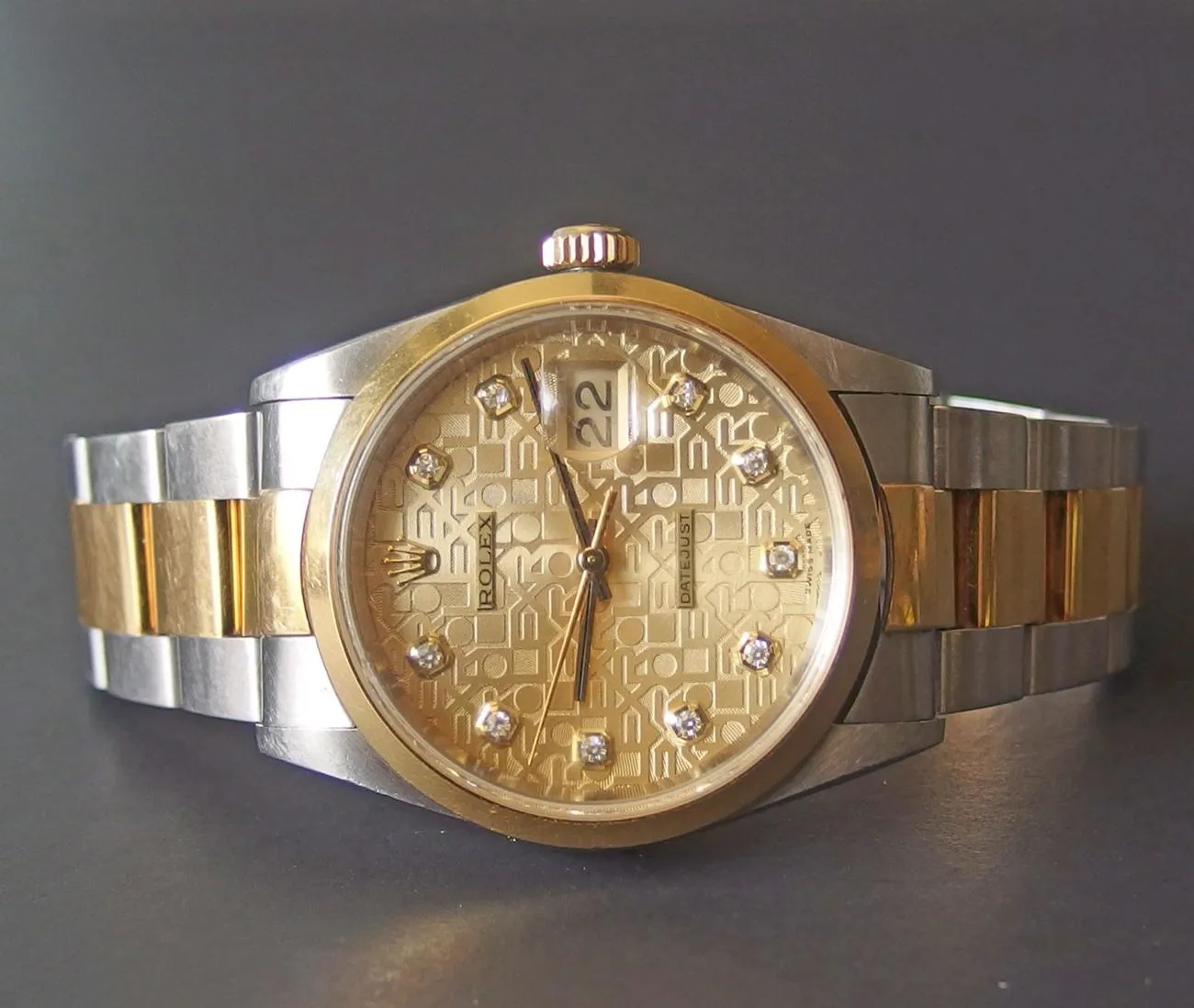 Rolex Datejust 36 16203 36mm Yellow gold and Stainless steel Champagne 5