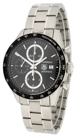 TAG Heuer Carrera CV2010 41mm Stainless steel Black