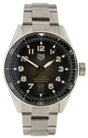 TAG Heuer Autavia WBE5110.EB0173 42mm Stainless steel Black