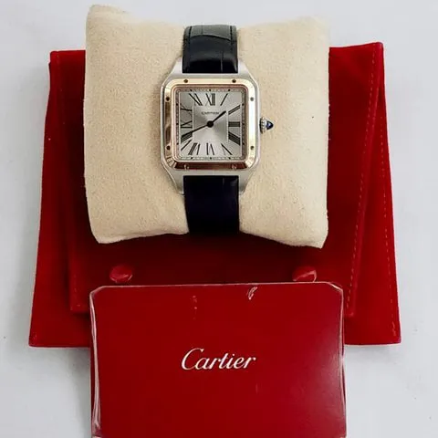 Cartier Santos Dumont W2SA0011 43.5mm Stainless steel Silver