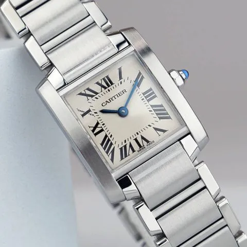 Cartier Tank W51008Q3 20mm Stainless steel Silver