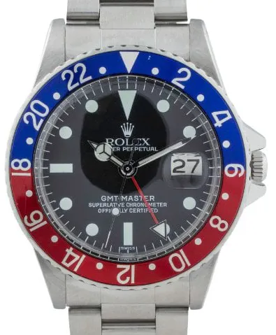 Rolex GMT-Master 1675 40mm Stainless steel Black