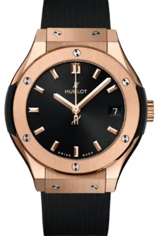 Hublot Classic Fusion 581.OX.1480.RX 33mm Rose gold Black