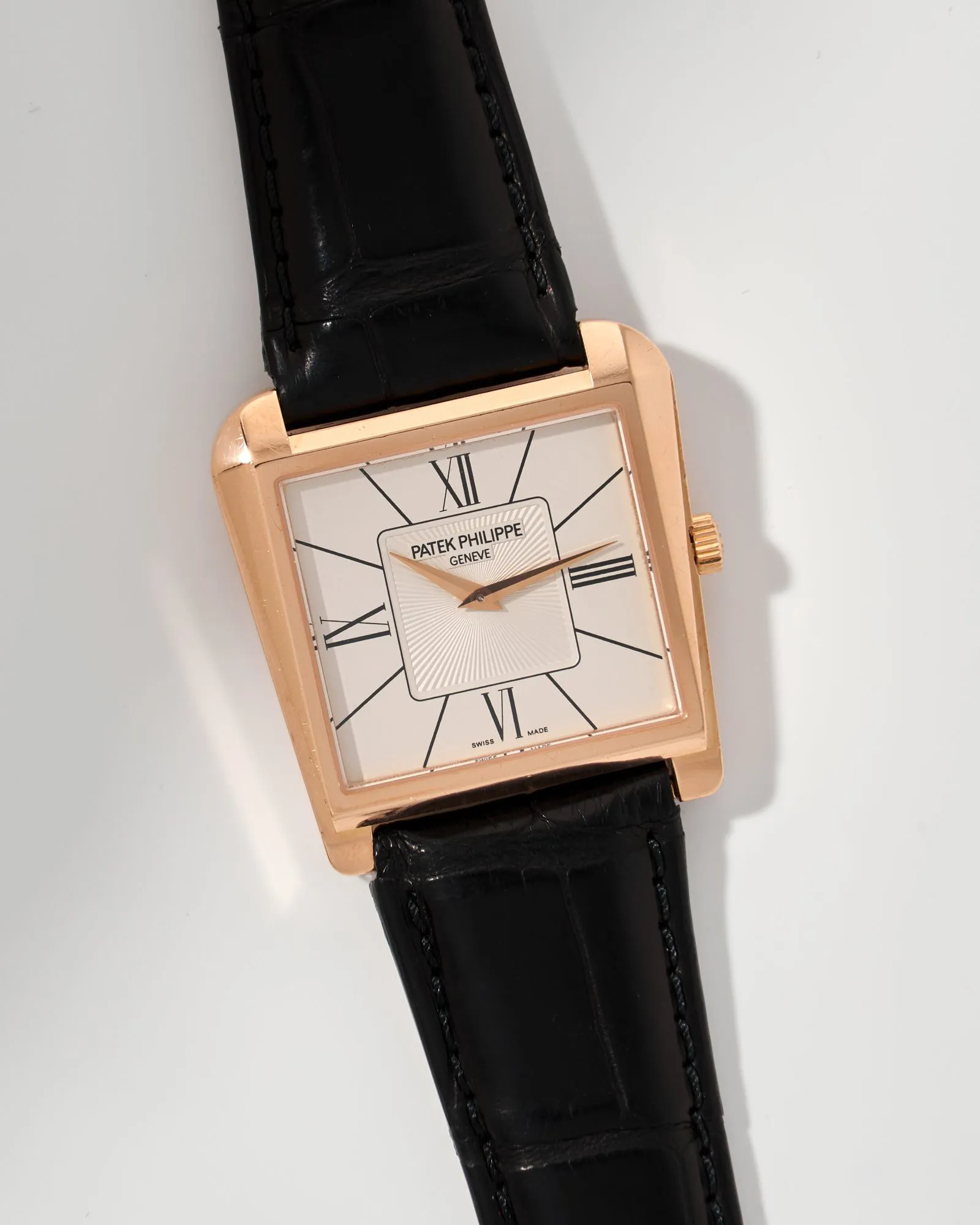 Patek Philippe Gondolo 5489 32mm Rose gold Silver 4