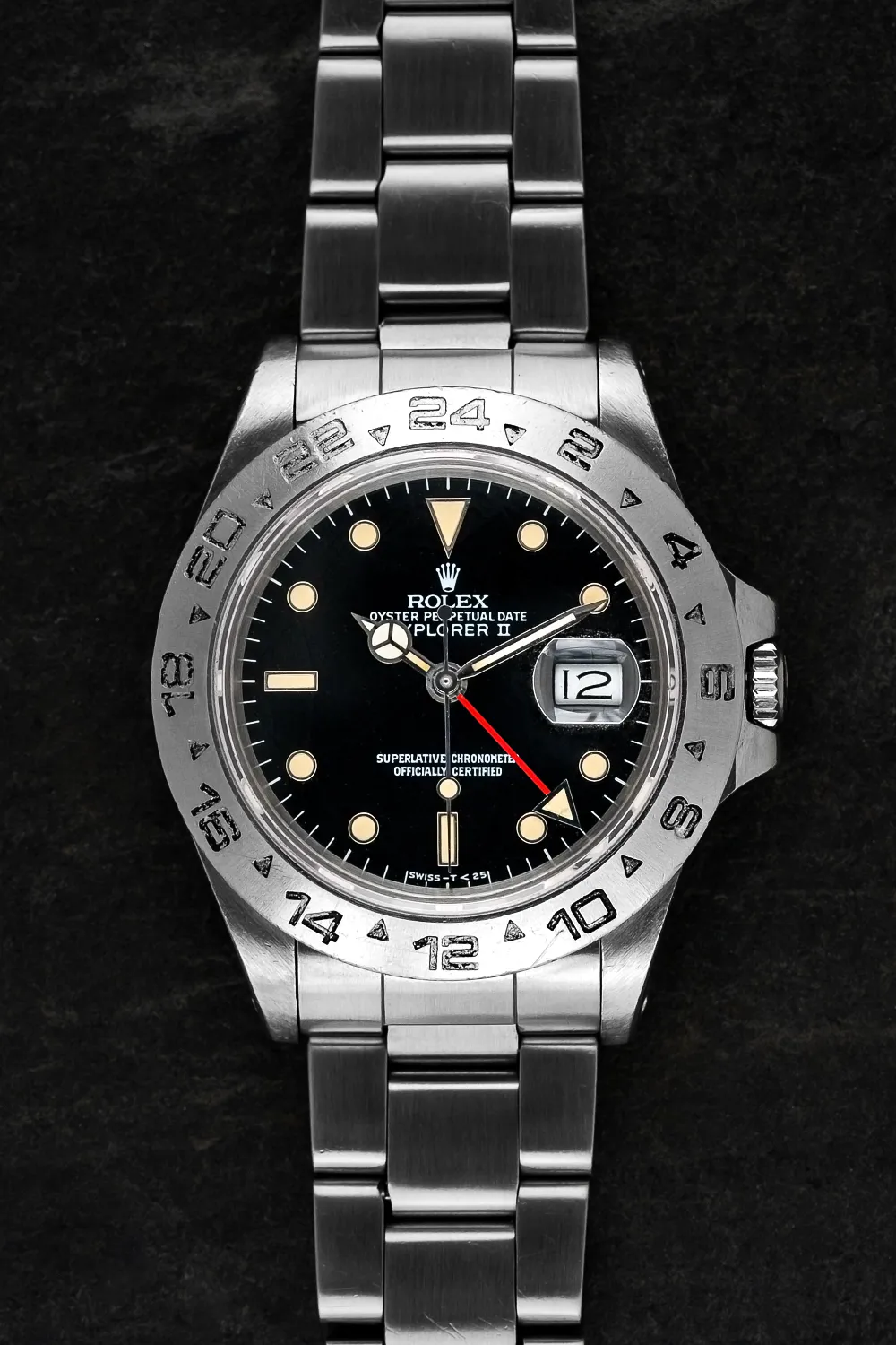 Rolex Explorer II 16550 40mm Stainless steel Black