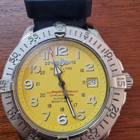 Breitling Superocean A17045 41mm Stainless steel Yellow