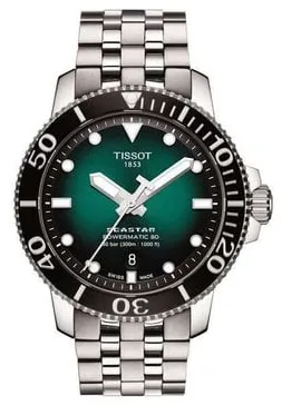 Tissot Seastar T1204071109101 43mm Stainless steel Black