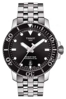 Tissot Seastar 1000 T120.407.11.051.00 43mm Stainless steel Black