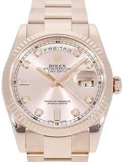 Rolex Day-Date 36 118235 Rose gold Pink