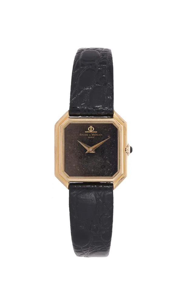 Baume & Mercier 38259 23mm Yellow gold Black