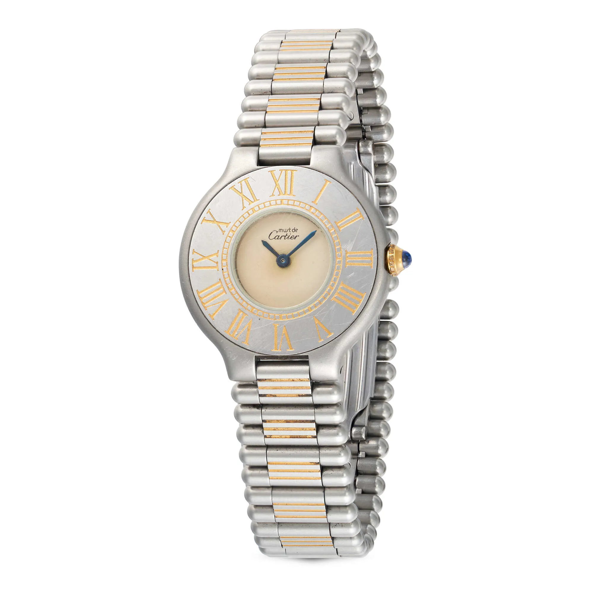 Cartier Must de Cartier 9010 28mm Stainless steel Ivory