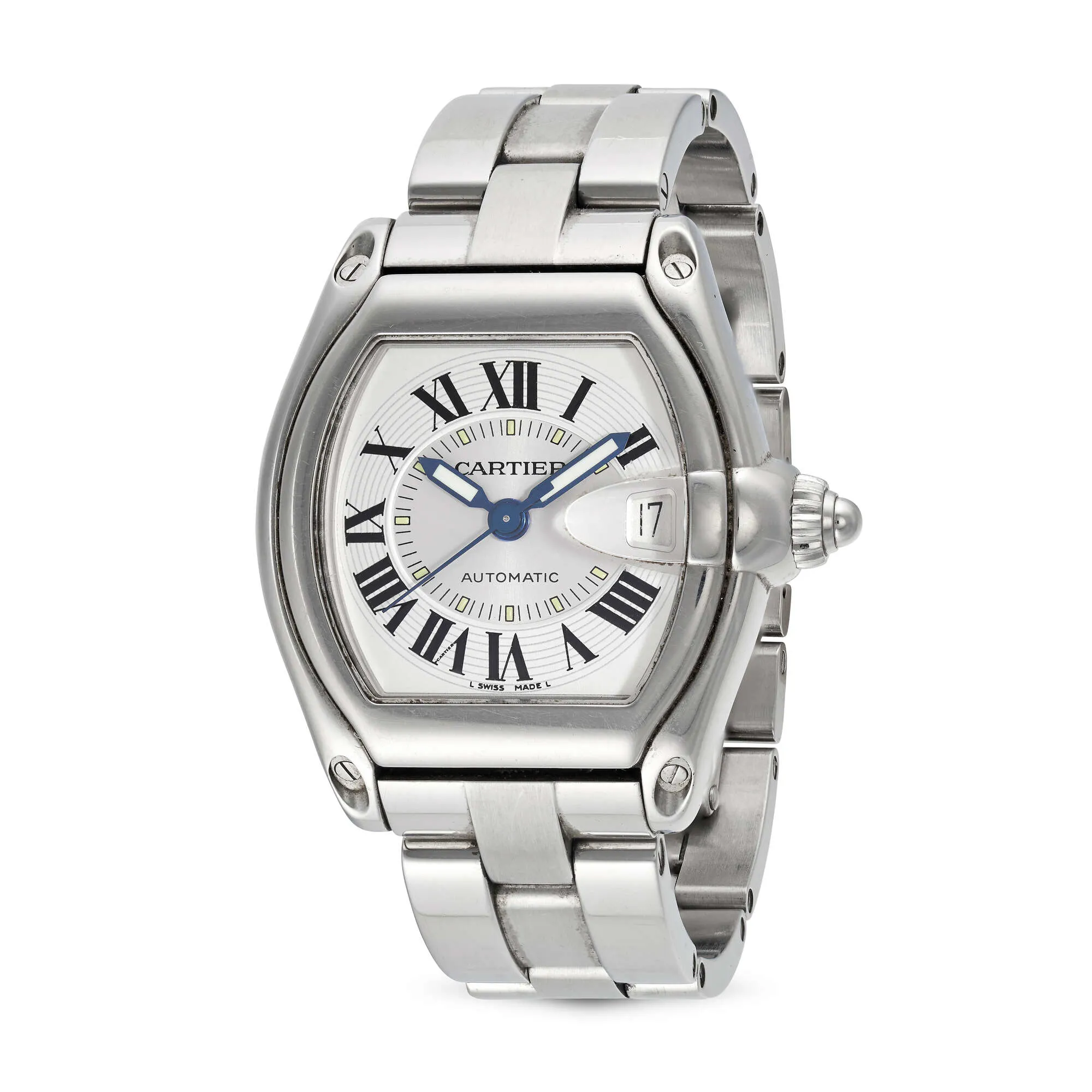 Cartier Roadster 2510 38mm Stainless steel Silver