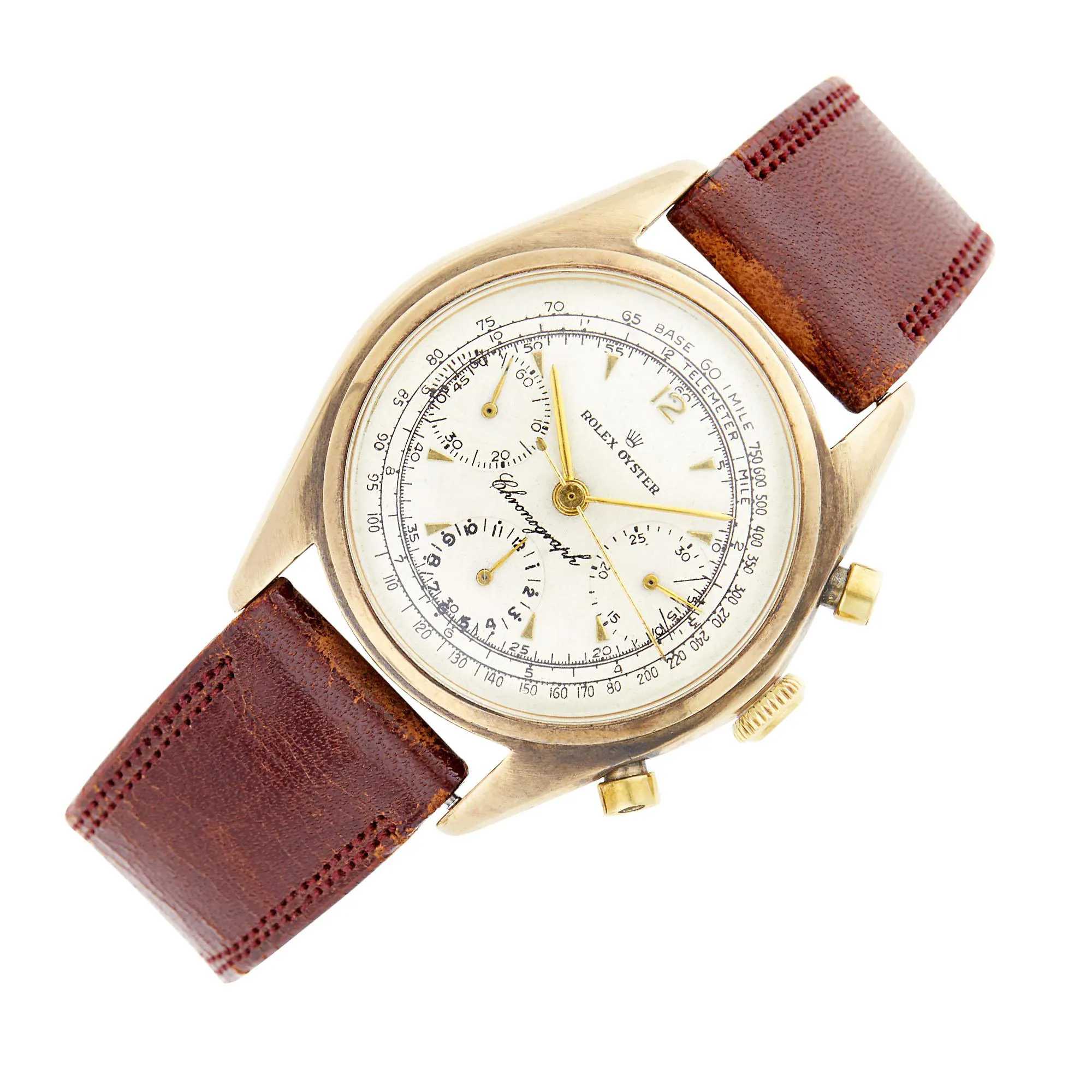 Rolex Chronograph 4537 Yellow gold White