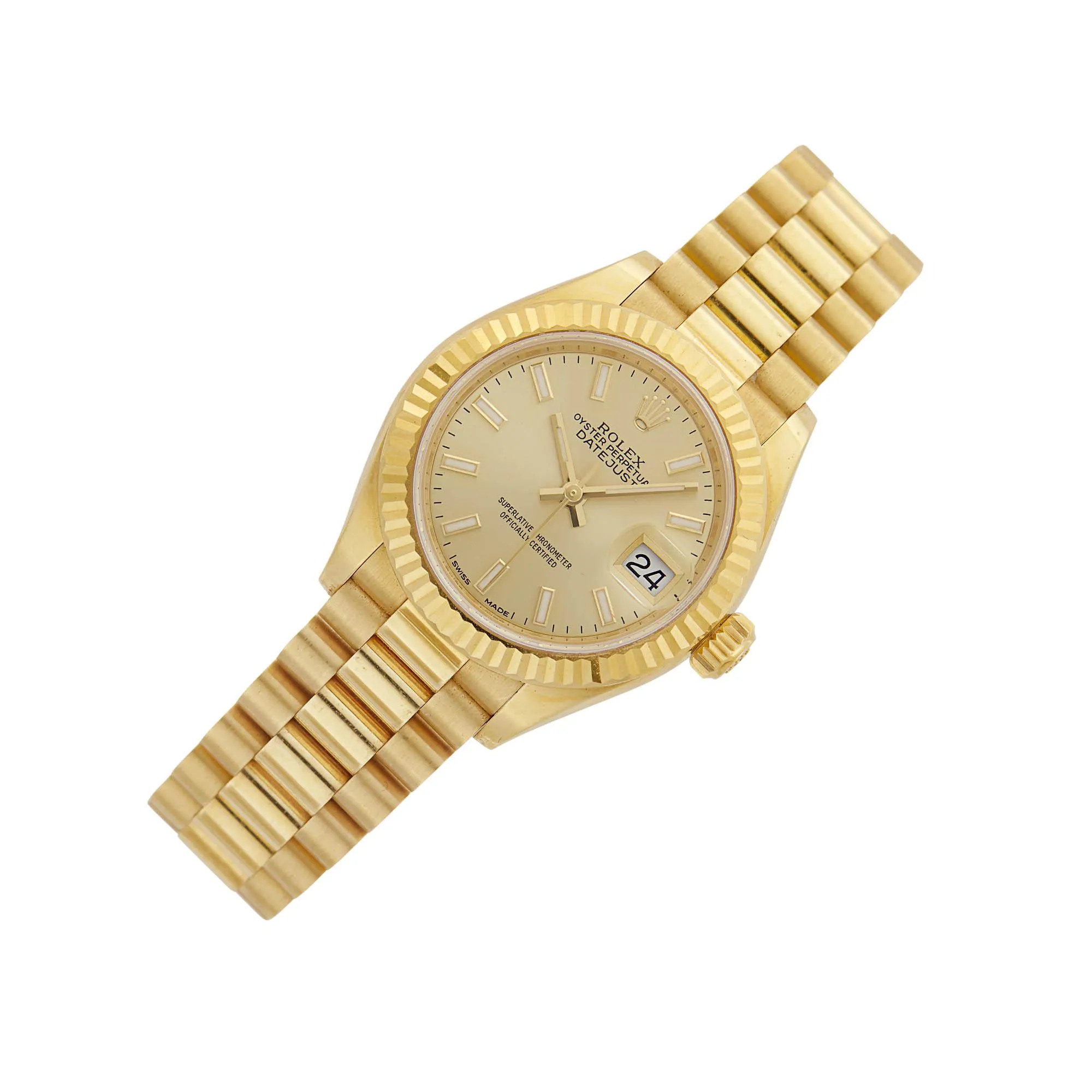 Rolex Lady-Datejust 279178 Yellow gold Champagne