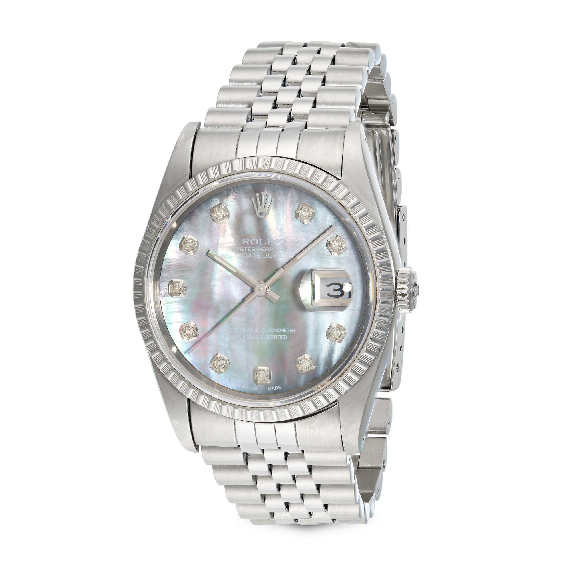 Rolex Datejust 36 16220 34mm Stainless steel Mother-of-pearl