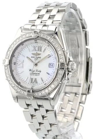 Breitling Wings Lady A67350 31mm Stainless steel Mother-of-pearl