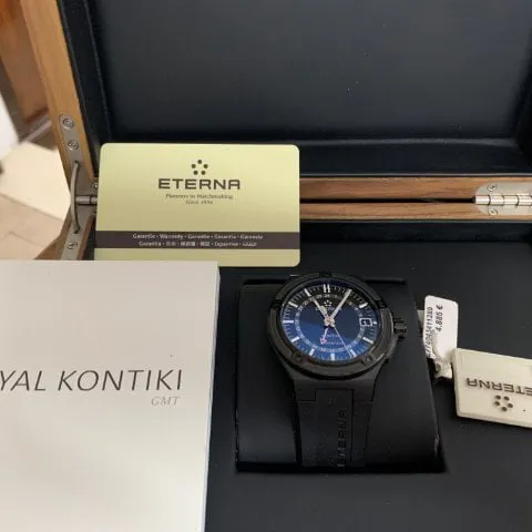 Eterna Adventure 7740.43.41.1289 42mm Stainless steel Black