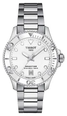 Tissot Seastar T120.210.11.011.00 36mm Stainless steel White